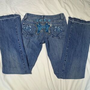 Haute Monde Blue Boot Cut Jeans Classic Style